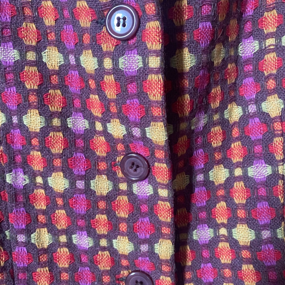 Stylish Multicolor Jacket with Turn-Back Cuffs - Picture 2 of 8